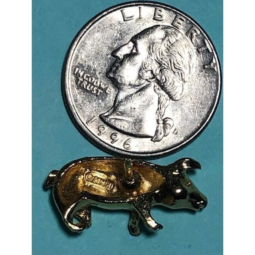 Gold Tone Pig 1
